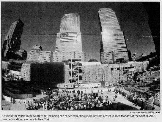 A view of the World Trade Center site